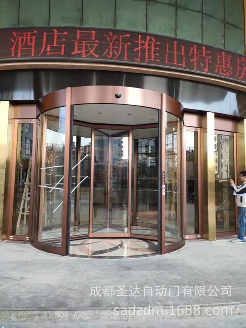 南宁湘桂酒店旋转门南宁三翼旋转门厂家批发销售维修旋转门
